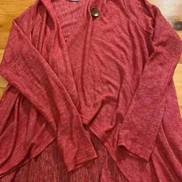 Bobeau one button wrap cardigan - Picture 7 of 8